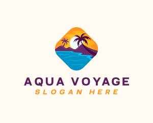 Nature Island Travel logo design