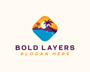 Nature Island Travel logo design