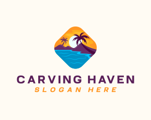 Nature Island Travel logo design