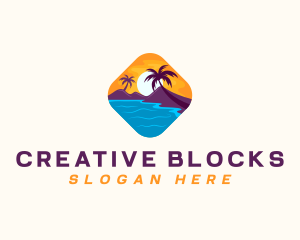 Nature Island Travel logo design