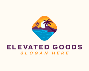 Nature Island Travel logo design