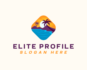 Nature Island Travel logo design