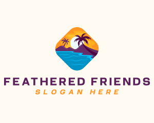 Nature Island Travel logo design