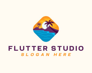 Nature Island Travel logo design