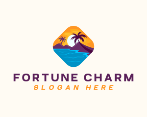 Nature Island Travel logo design