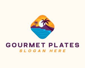 Nature Island Travel logo design