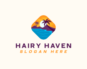 Nature Island Travel logo design