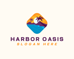 Nature Island Travel logo design