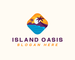 Nature Island Travel logo design