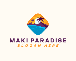 Nature Island Travel logo design