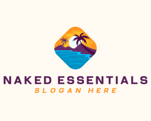 Nature Island Travel logo design