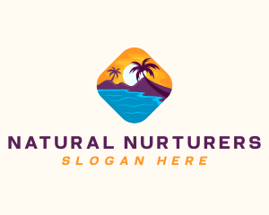 Nature Island Travel logo design