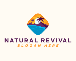 Nature Island Travel logo design