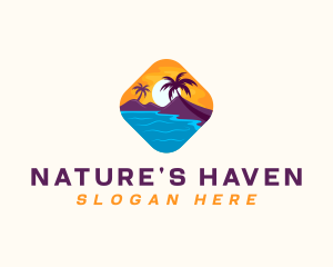 Nature Island Travel logo design