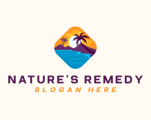 Nature Island Travel logo design