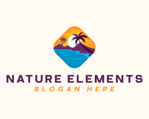 Nature Island Travel logo design