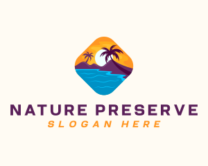 Nature Island Travel logo design