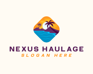 Nature Island Travel logo design