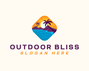 Nature Island Travel logo design