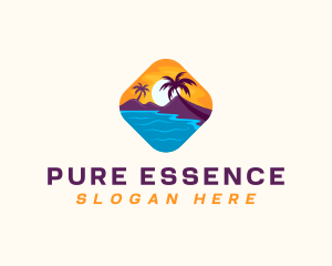 Nature Island Travel logo design