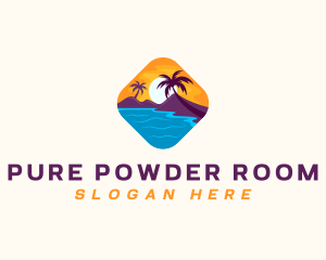 Nature Island Travel logo design