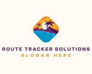 Nature Island Travel logo design