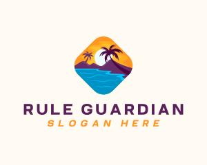 Nature Island Travel logo design