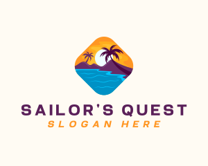 Nature Island Travel logo design