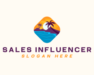 Nature Island Travel logo design