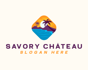 Nature Island Travel logo design