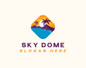 Nature Island Travel logo design