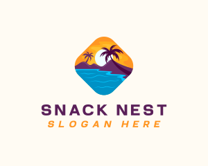 Nature Island Travel logo design