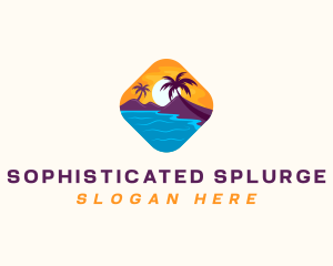 Nature Island Travel logo design