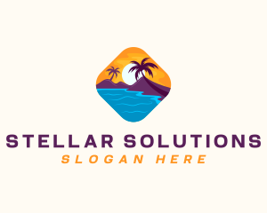 Nature Island Travel logo design