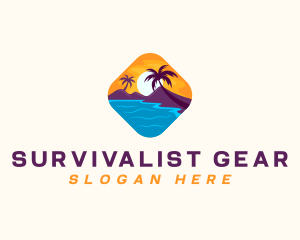 Nature Island Travel logo design