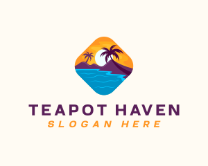 Nature Island Travel logo design