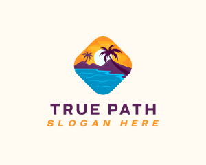 Nature Island Travel logo design