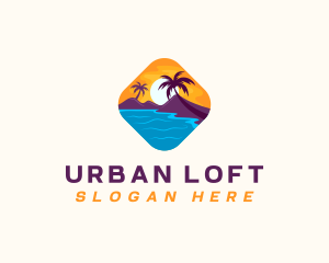 Nature Island Travel logo design