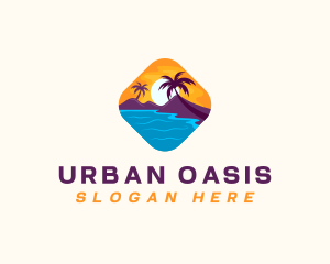 Nature Island Travel logo design