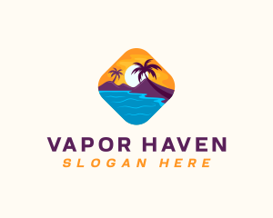 Nature Island Travel logo design