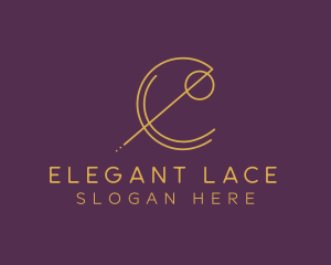 Elegant Geometric Letter E logo design