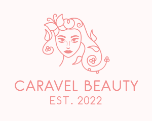 Natural Beauty Cosmetics  logo design