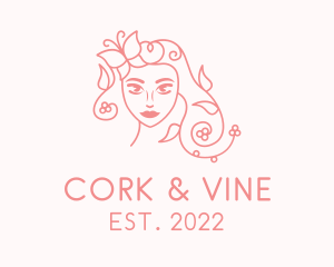 Natural Beauty Cosmetics  logo design