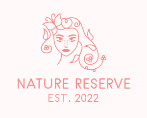 Natural Beauty Cosmetics  logo design