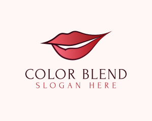 Lips Makeup Salon logo design