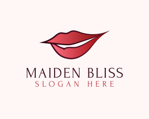 Lips Makeup Salon logo design