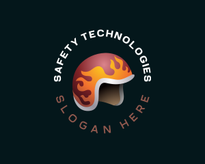 Safety Flame Helmet  logo