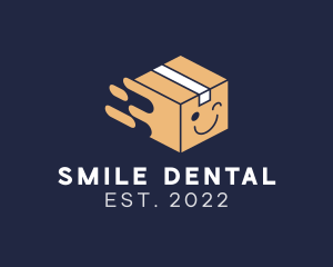 Logistic Smiley Box  logo design