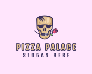 Skull Rose Avatar logo design