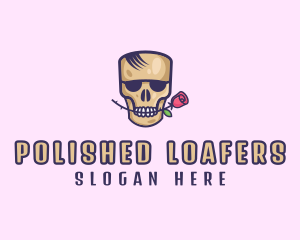 Skull Rose Avatar logo design